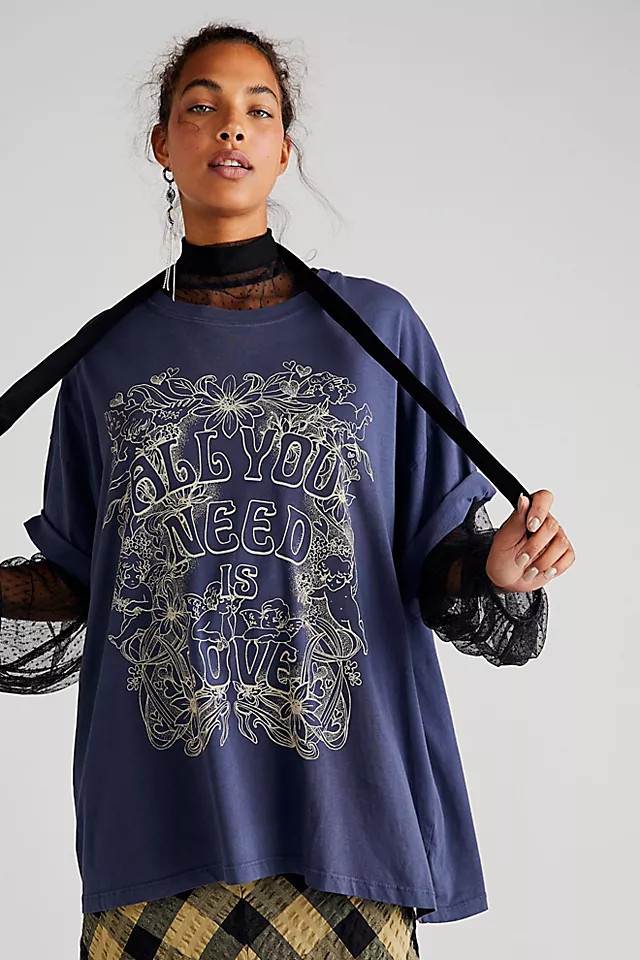 All You Need Is Love One Size Tee | Free People (Global - UK&FR Excluded)