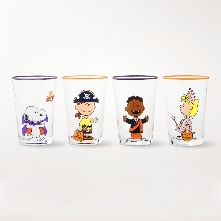 PEANUTS™ Halloween Juice Glasses, Set of 4 | Williams-Sonoma