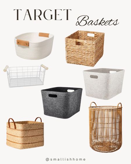20% off baskets at Target! These are my favorites, especially the felt bins  

#LTKhome #LTKfindsunder50