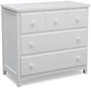 Delta Children 3 Drawer Dresser, Bianca | Amazon (US)