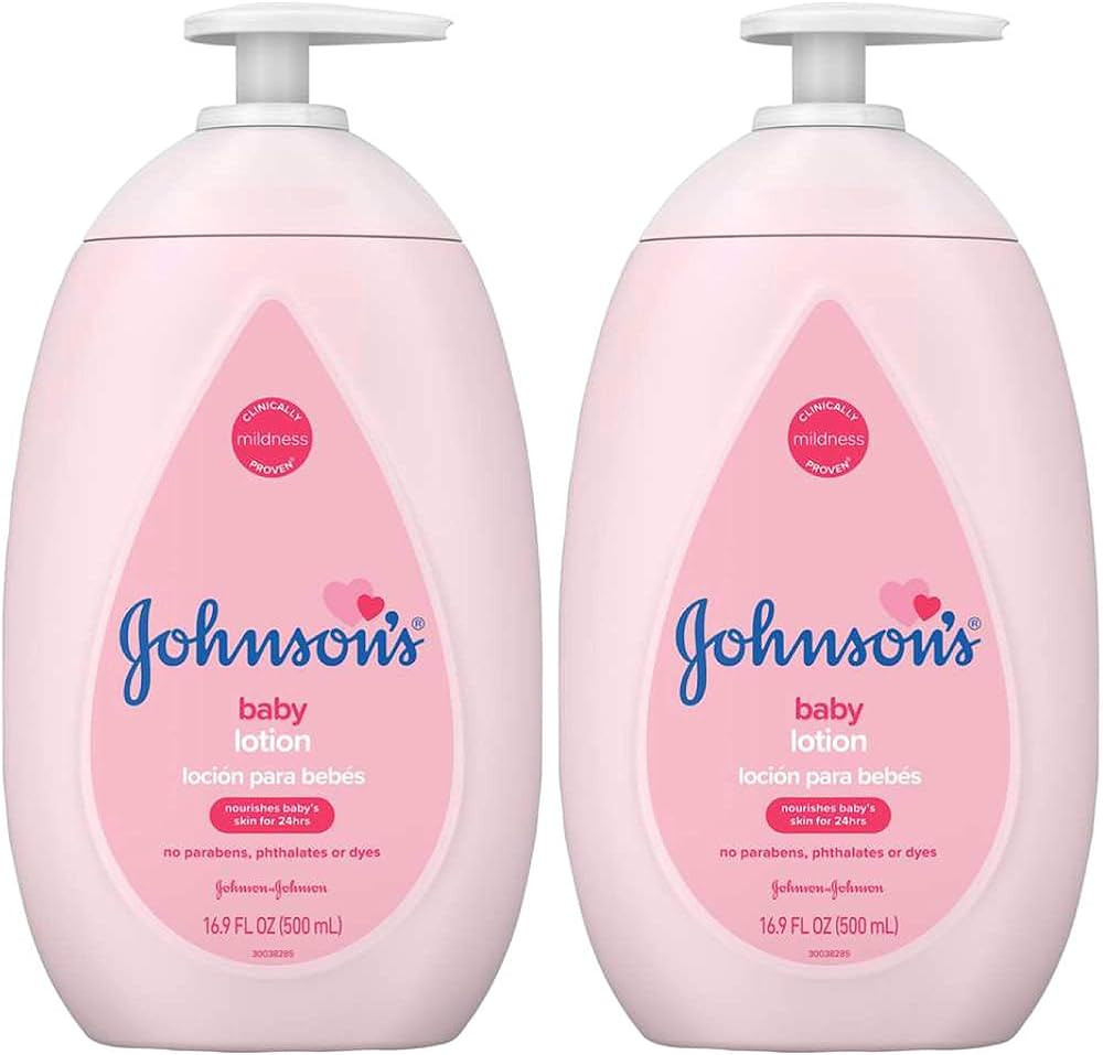 Johnsons Baby Lotion 16.9 Ounce Pump (500ml) (2 Pack) | Amazon (US)