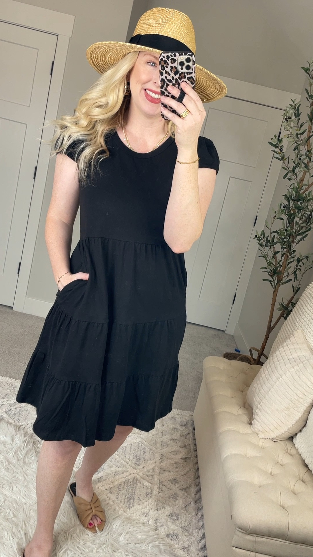 Try on, time and tru dress, black dress, Walmart dress
Kelssey20 for a discount on sandals !

#LTKunder50 #LTKshoecrush #LTKstyletip