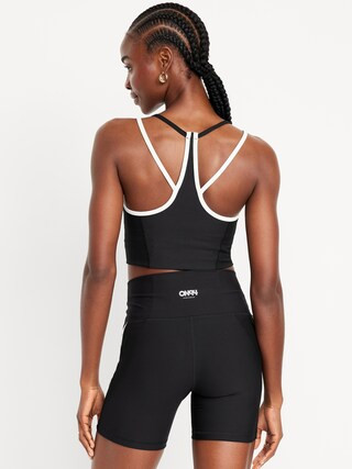Light Support PowerSoft Longline Sports Bra | Old Navy (CA)