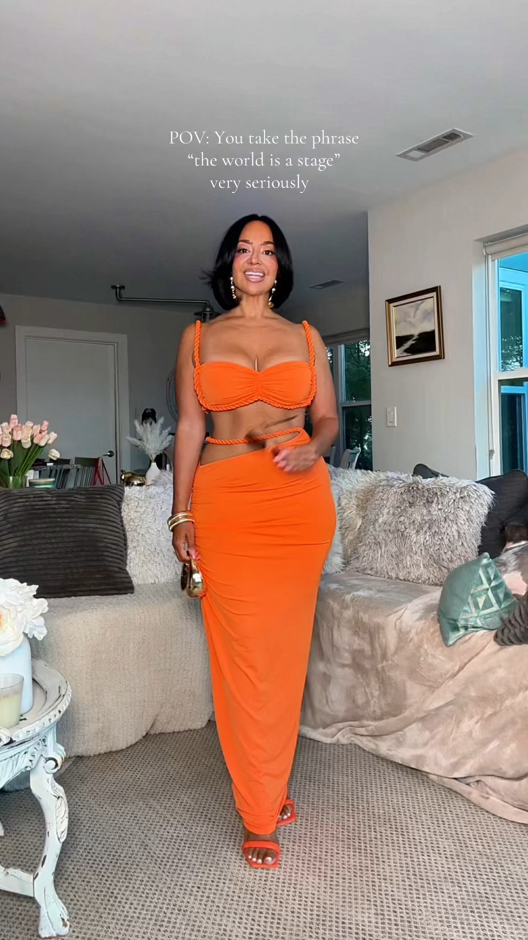 This beach skirt set is perfect for your next vacation or casual slay at the grocery store if you’re feeling spicy 🌶️ 🧡🤭 

Sizing ⬇️

5’3 
Size 8 / Medium
Bust: 34DDD
Waist: 28”
Hips: 43”
Wearing Size Medium 

over 40, millennial, petite, petite curvy, curvy, size 8, midsize, resort outfit, vacation outfit, matching set, resort looks

#LTKStyleTip #LTKFindsUnder50 #LTKMidsize