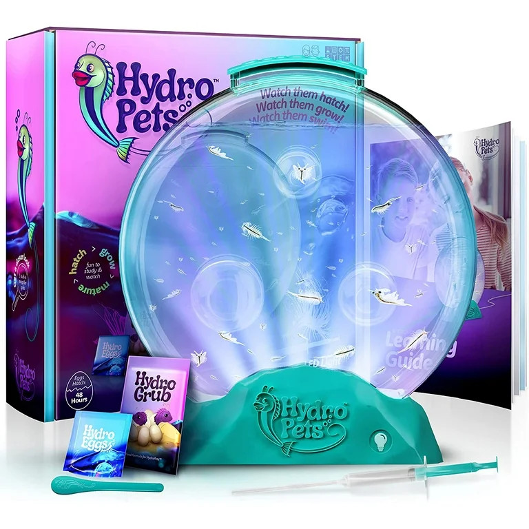 HydroPets Live Sea Pets Habitat Kit, Light Up Tank - Hatch & Grow Aquatic Pets Gift Science Exper... | Walmart (US)