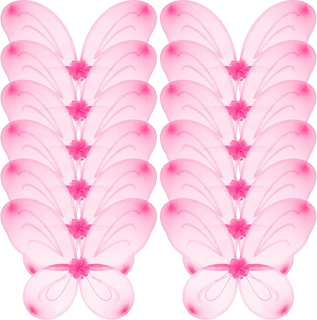 12 Pcs Butterfly Fairy Wings Butterfly Wing Dress up Christmas Party Costume Accessory Angel Cost... | Amazon (US)