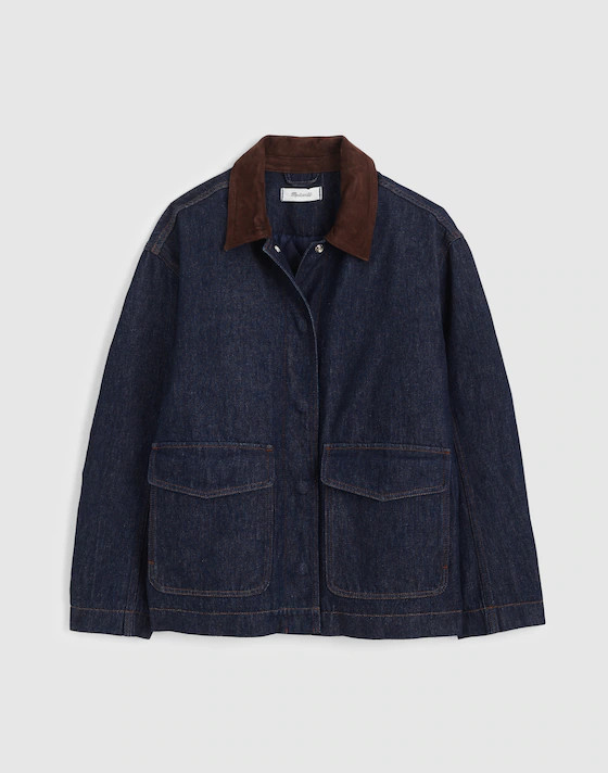 Denim Chore Jacket  in Rinse Wash | Madewell