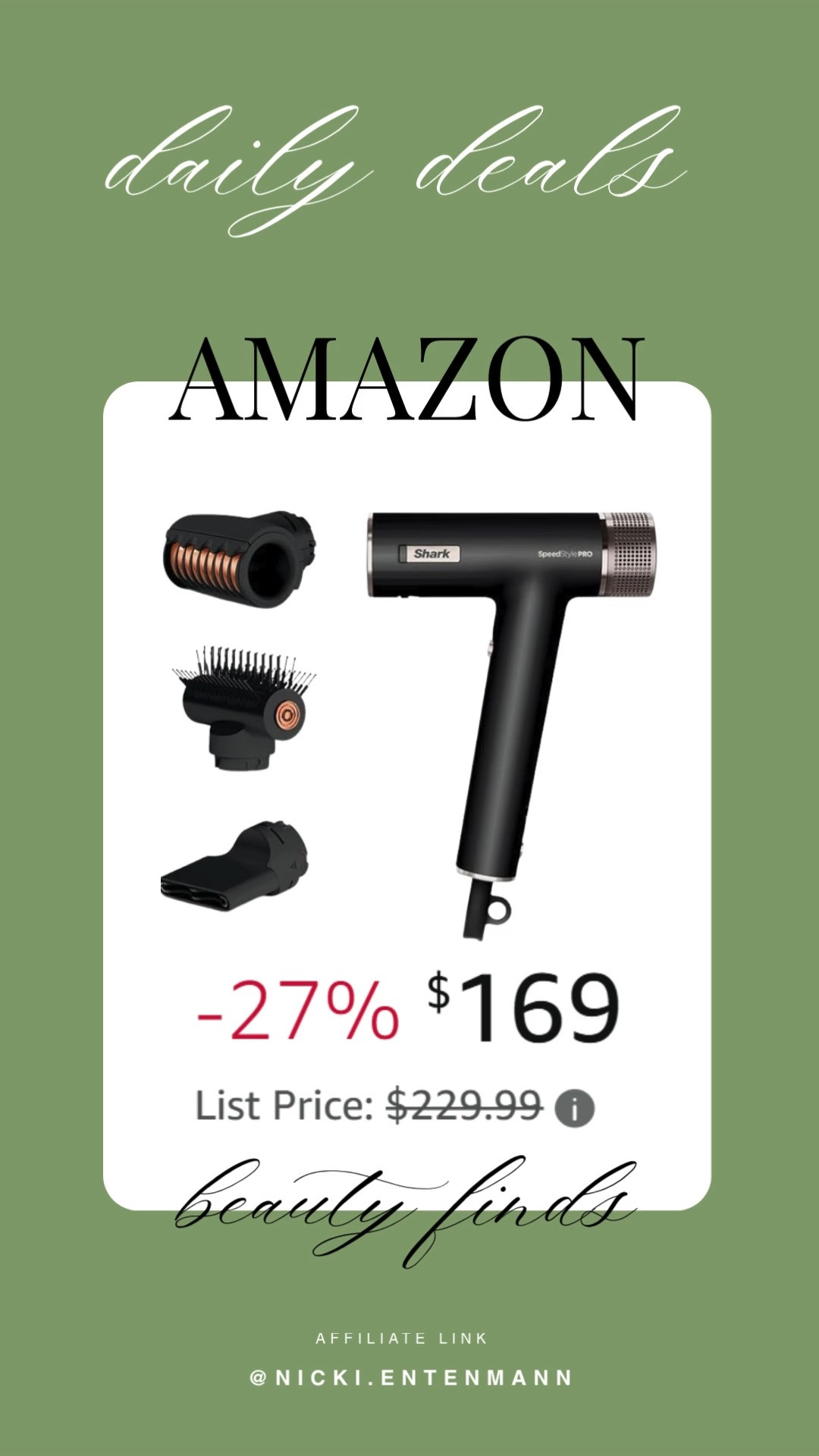 This Shark SpeedStyle Pro hair dryer system with scalp shield and IQ suite brings cheerful power and effortless shine to everyday styling with sleek flair. #SharkSpeedStyle #HairDryerSystem #ProfessionalPerformance #HighVelocityDryer #ScalpShield #IQSpeedStyling #BeautyEssentials #DailyGlam #HairCareGoals #SalonStyle 💇‍♀️✨🌟
 

 #LTKgrwm #LTKselfcare #LTKBeauty
