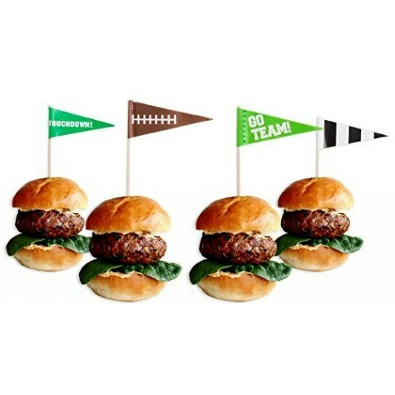 Amscan 400062 Football Flag Picks, Party Decoration, 1 piece | Walmart (US)