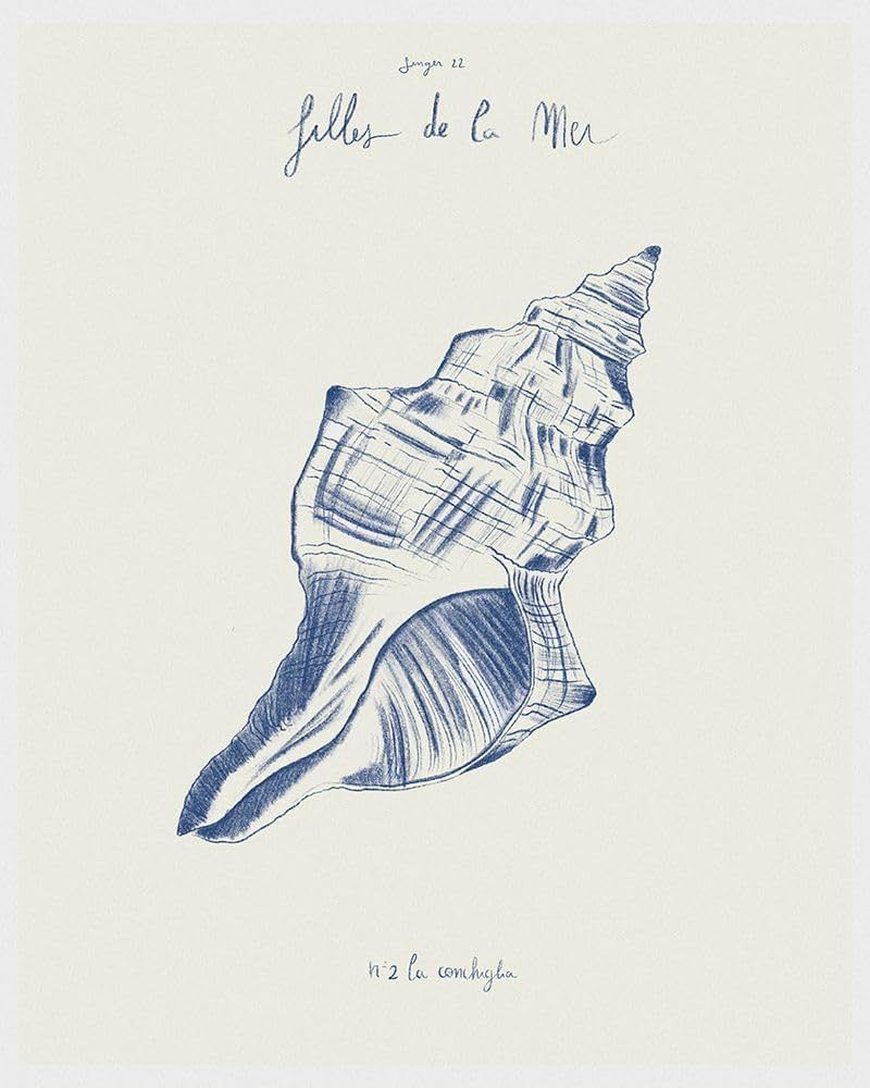 Filles de la mer n.2 - La conchiglia 8x10 UnFramed Art Print Poster Ready for Framing by Mora, Gi... | Amazon (US)