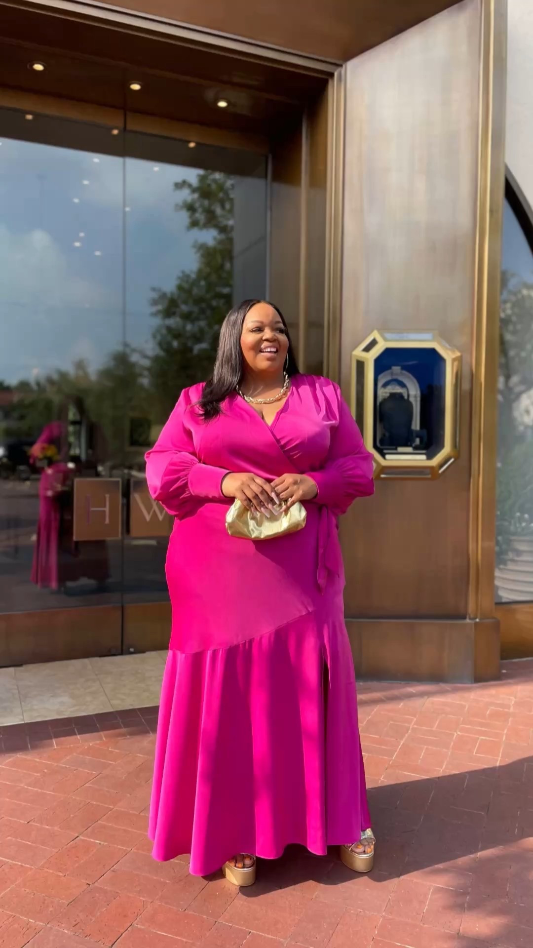 Pretty and pink plus size satin maxi dress from Eloquii is perfect for any of your summer events.

#LTKOver40 #LTKStyleTip #LTKPlusSize