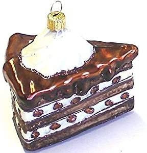 3" CDL Glass Blown Cake Food Christmas Ornaments (3",Cake G43) | Amazon (US)