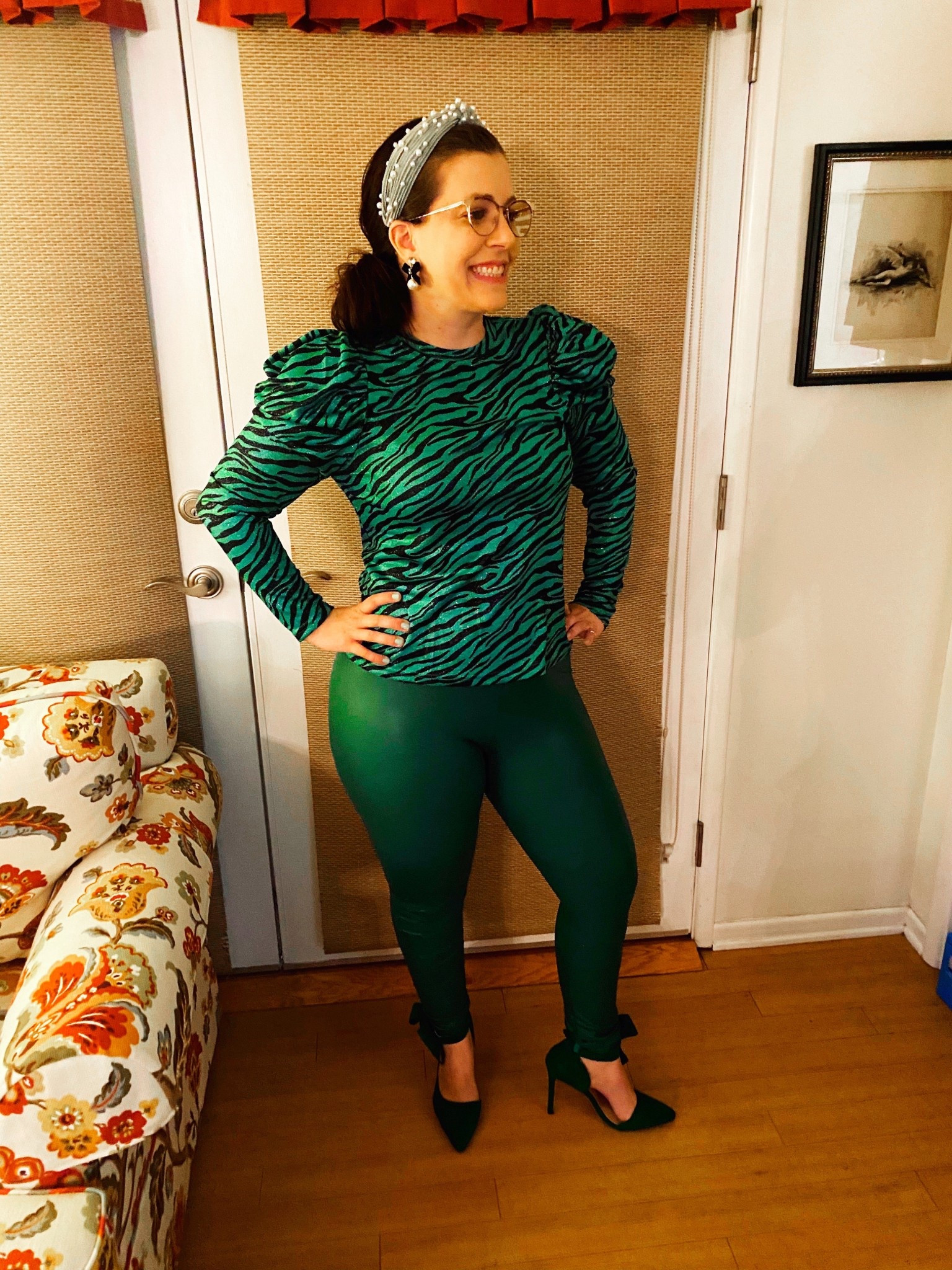 Let’s get wild with fall just around the corner. All about a green moment. #gettingreadyforfall #letsgetwild #fauxleather #greenmoment #lookoffall #lookoftheday #ootd #birthdaylook 

#LTKPetite #LTKSeasonal #LTKFindsUnder100