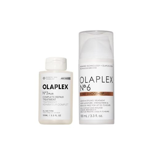 Olaplex N°.3PLUS Complete Repair Treatment and N°.6 Bond Smoother Bundle | Amazon (US)