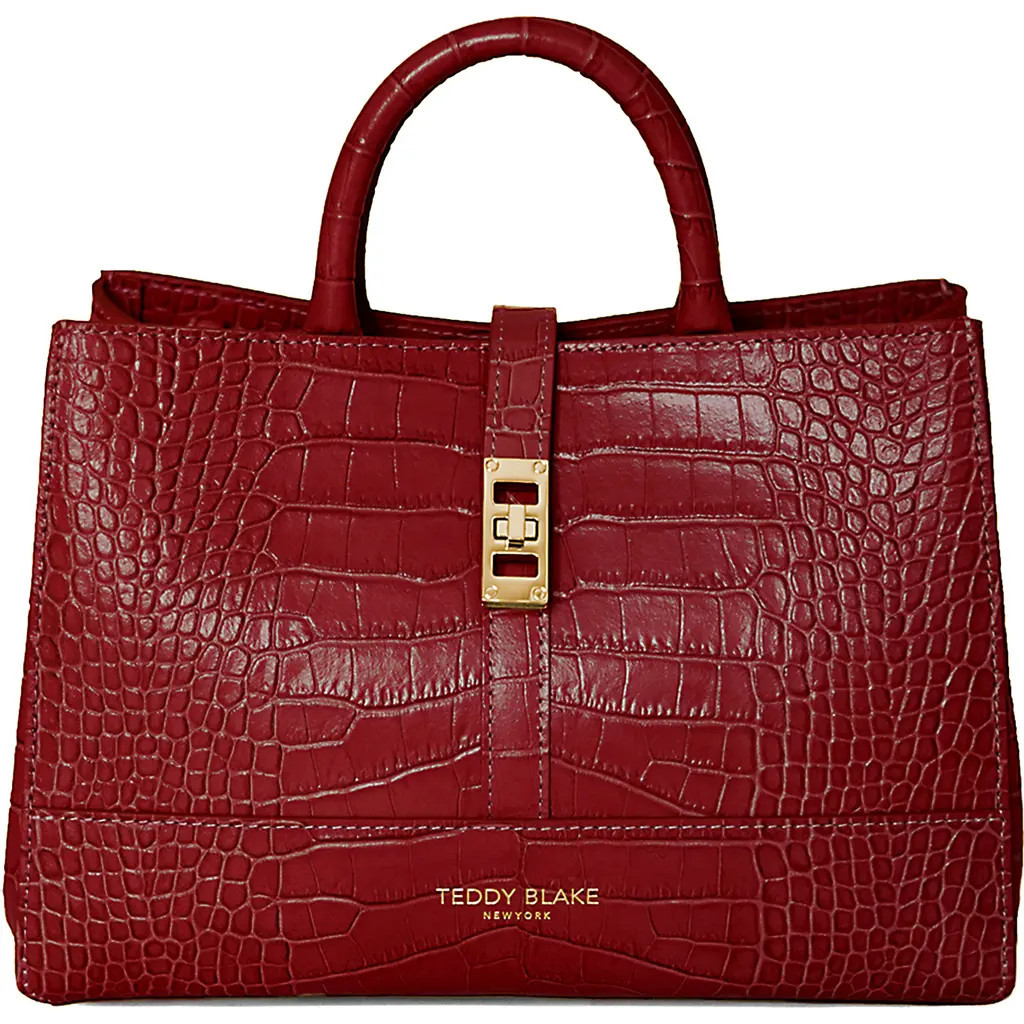 Teddy Blake Lola Croco 10"" in Darkred at Nordstrom | Nordstrom
