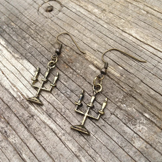 Lumière / Beauty and the Beast / earrings / jewelry | Etsy (US)