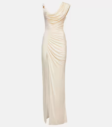Medusa '95 draped crêpe gown | Mytheresa (INTL)
