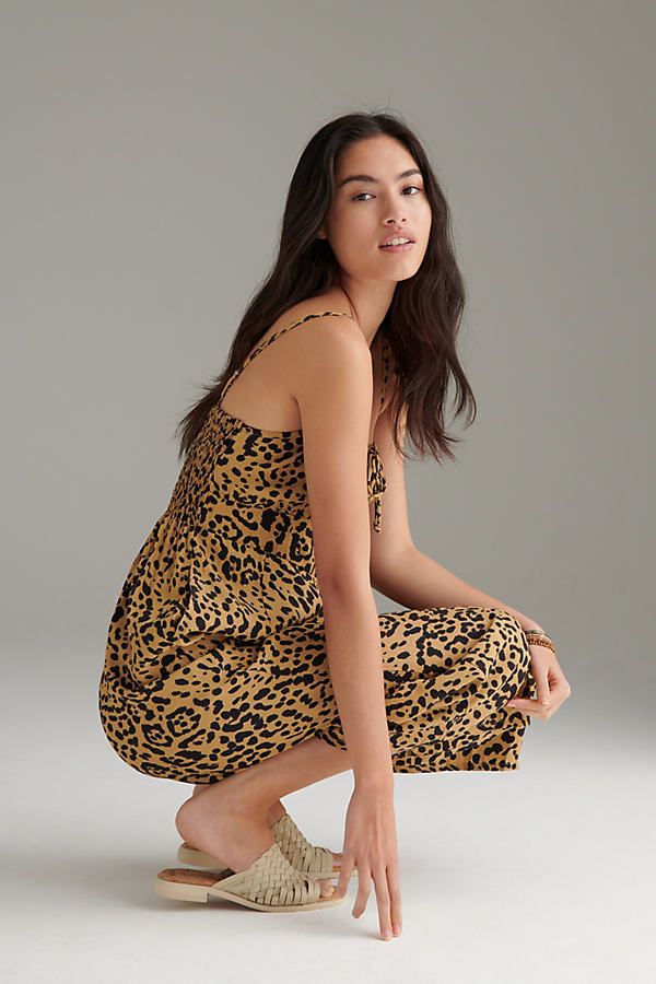 Faithfull Dolores Leopard Jumpsuit By Faithfull in Assorted Size XL | Anthropologie (US)