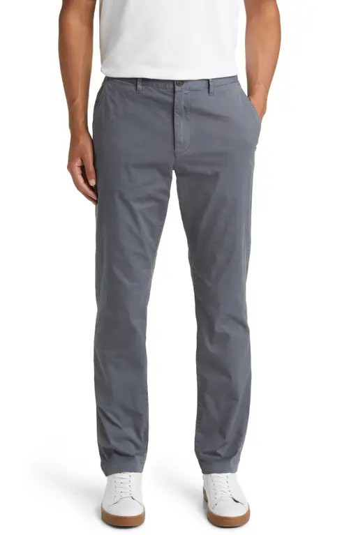 Bonobos Washed Stretch Twill Chino Pants in Turbulence at Nordstrom, Size 32 X 30 | Nordstrom