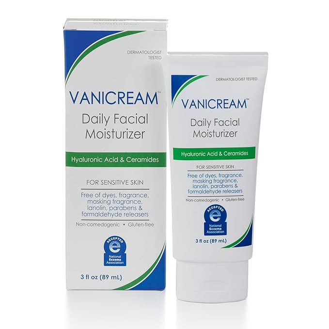 Vanicream Daily Facial Moisturizer With Ceramides and Hyaluronic Acid - Formulated Without Common... | Amazon (US)