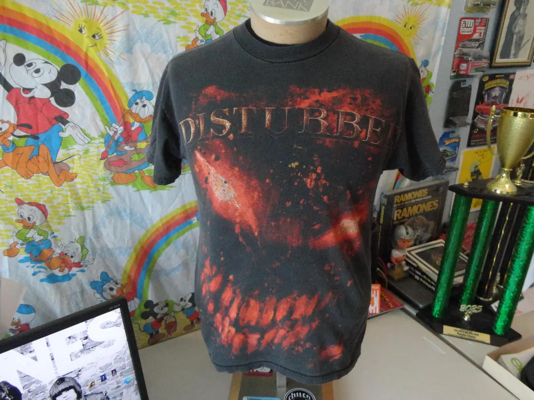 Vintage DISTURBED Y2K Concert Tour T Shirt- Size M - Etsy | Etsy (US)