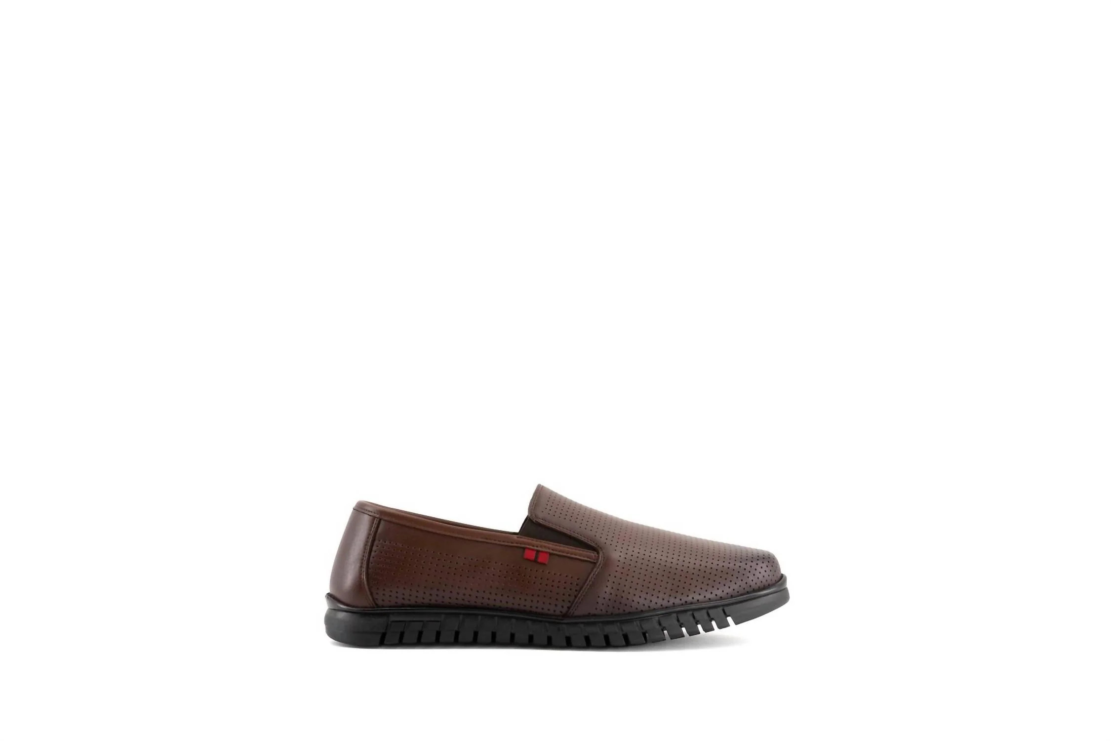 Men's Leather Loafer In Brown | Shop Simon