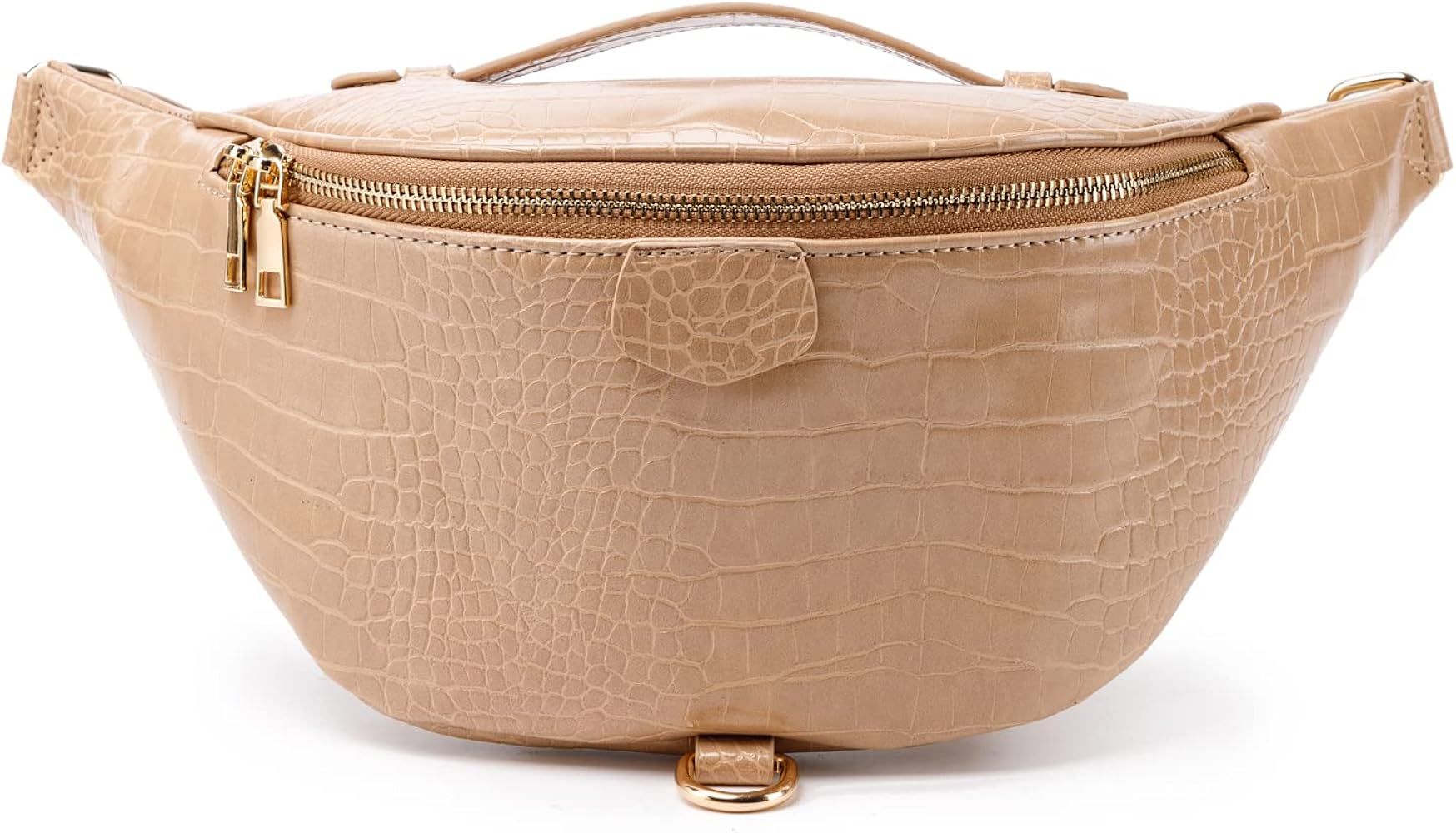 Belt Bag for Women Fashion Crossbody Fanny Packs Causal Waist Hip Bum Bag Leather Chest Daypack Purs | Amazon (US)