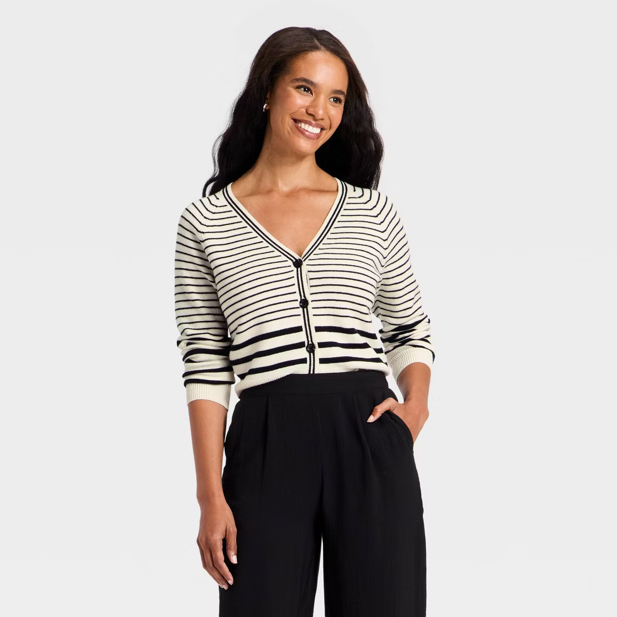 Women's Long Sleeve V-Neck Cardigan - A New Day™ | Target
