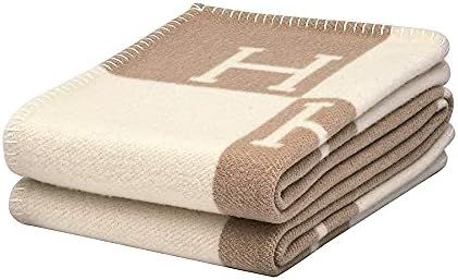 Wool Blankets Summer Throw H Blanket Fluffy Cozy Luxury Decorative Adults Premium Fleece for Couc... | Amazon (US)