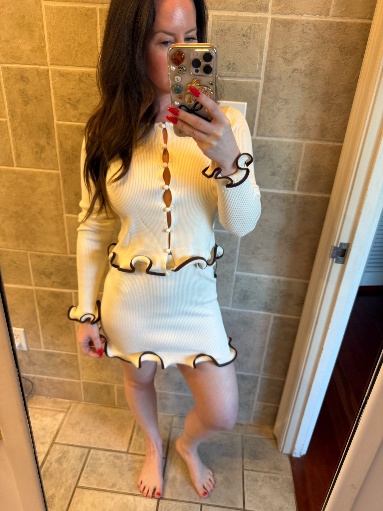 Cutest sweater and skirt set 

#LTKTravel #LTKgrwm #LTKPetite