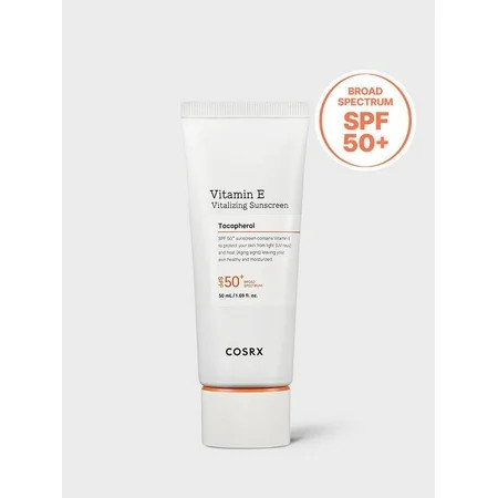 COSRX Vitamin E Vitalizing Sunscreen SPF 50+ (1.69 oz) | Walmart (US)