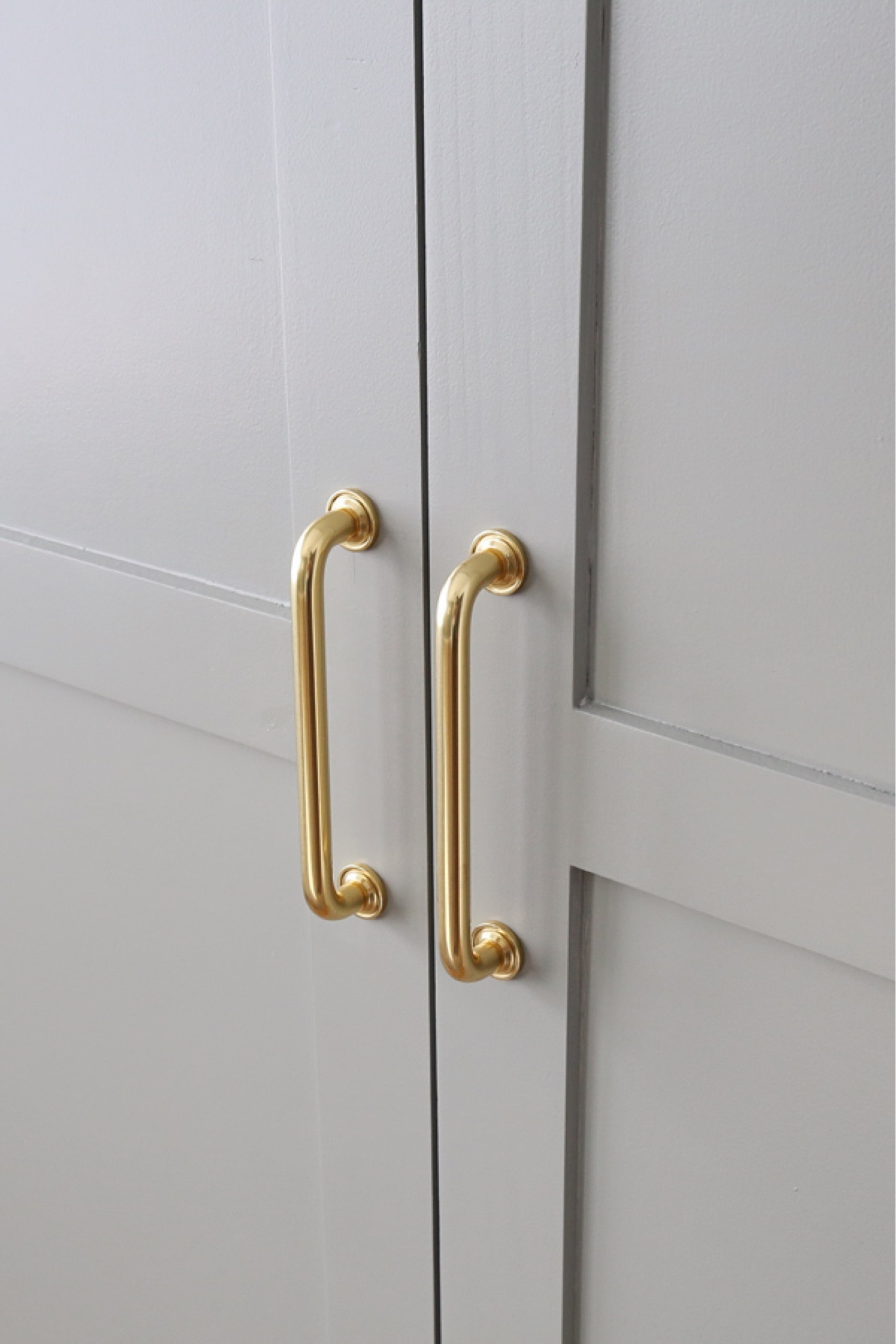 Drawer pull hardware for out DIY office built-in cabinets, aged brass hardware, cabinet pulls

#LTKhome #LTKfamily