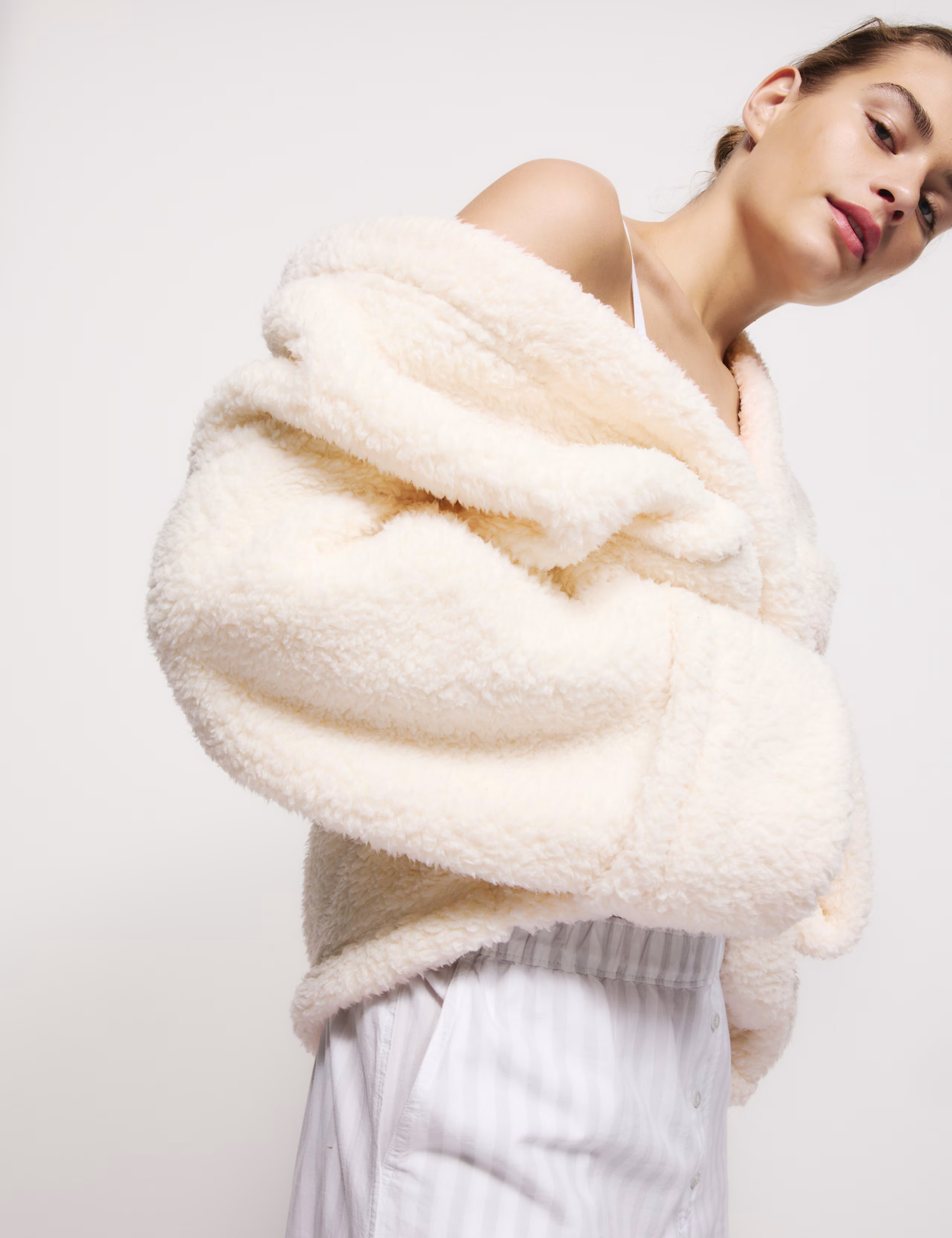 Teddy Borg Wrap Lounge Cardigan | Marks & Spencer (UK)