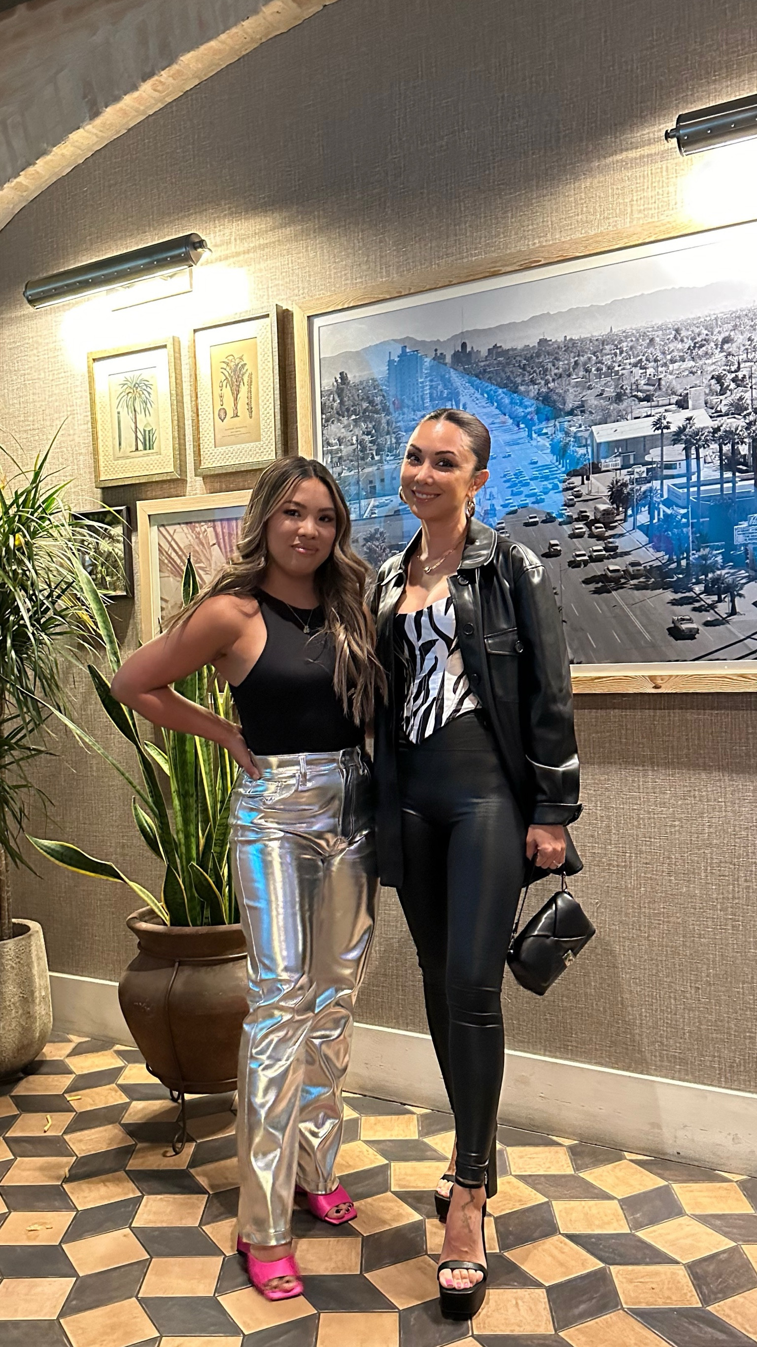 OOTD I wore to a bar and lounge in Phoenix. 

Holiday bar outfit
Silver pants outfit 
Holiday casual cute outfit 

#LTKCyberWeek #LTKHoliday