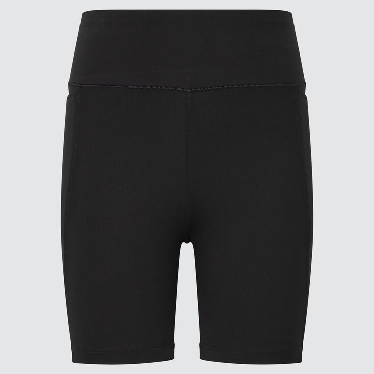 UNIQLO Girl's Airism Soft Biker Shorts, Black, 13Y(160) | UNIQLO (US)
