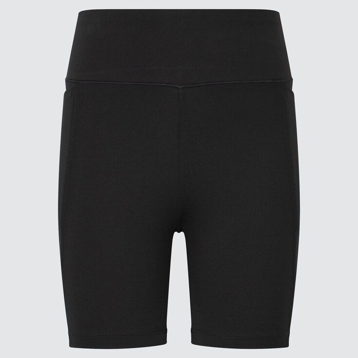 UNIQLO Girl's Airism Soft Biker Shorts, Black, 13Y(160) | UNIQLO (US)
