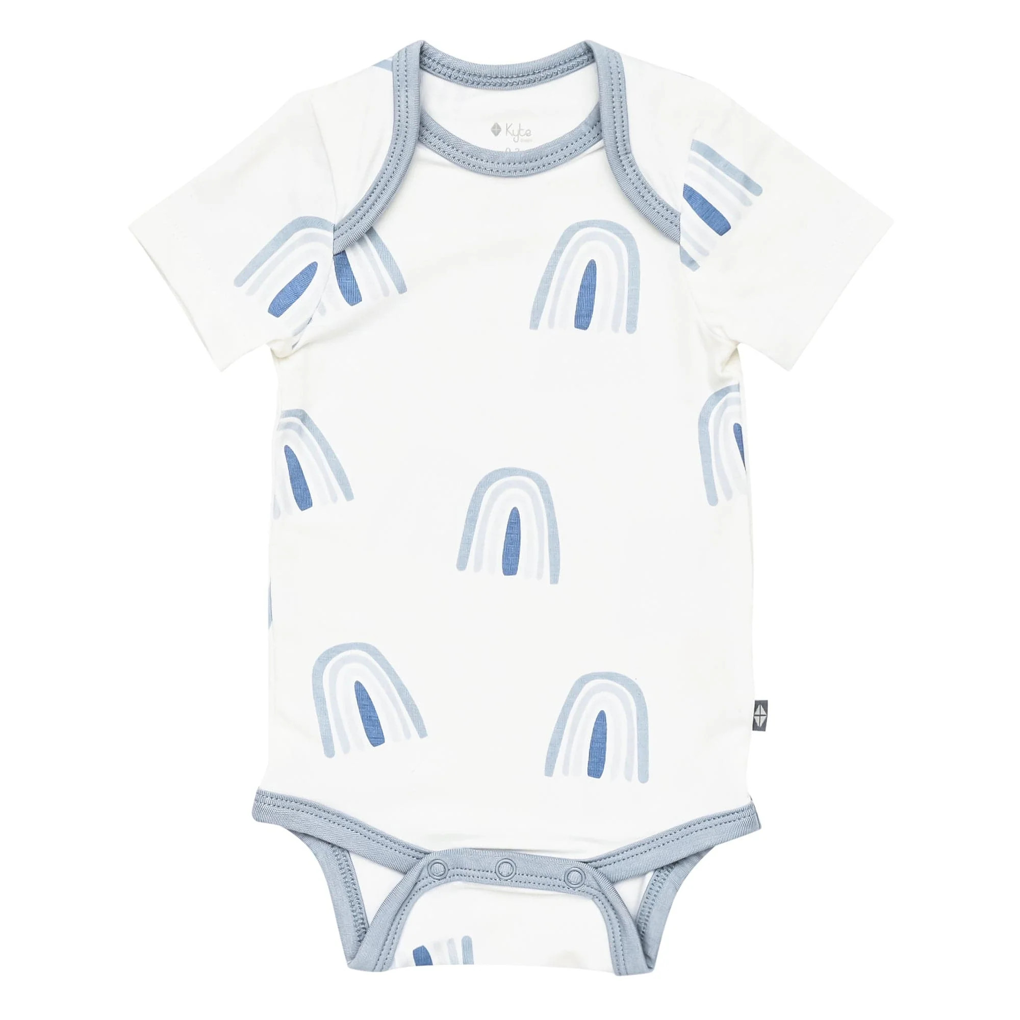 Printed Bodysuit in Fog Rainbow | Kyte BABY