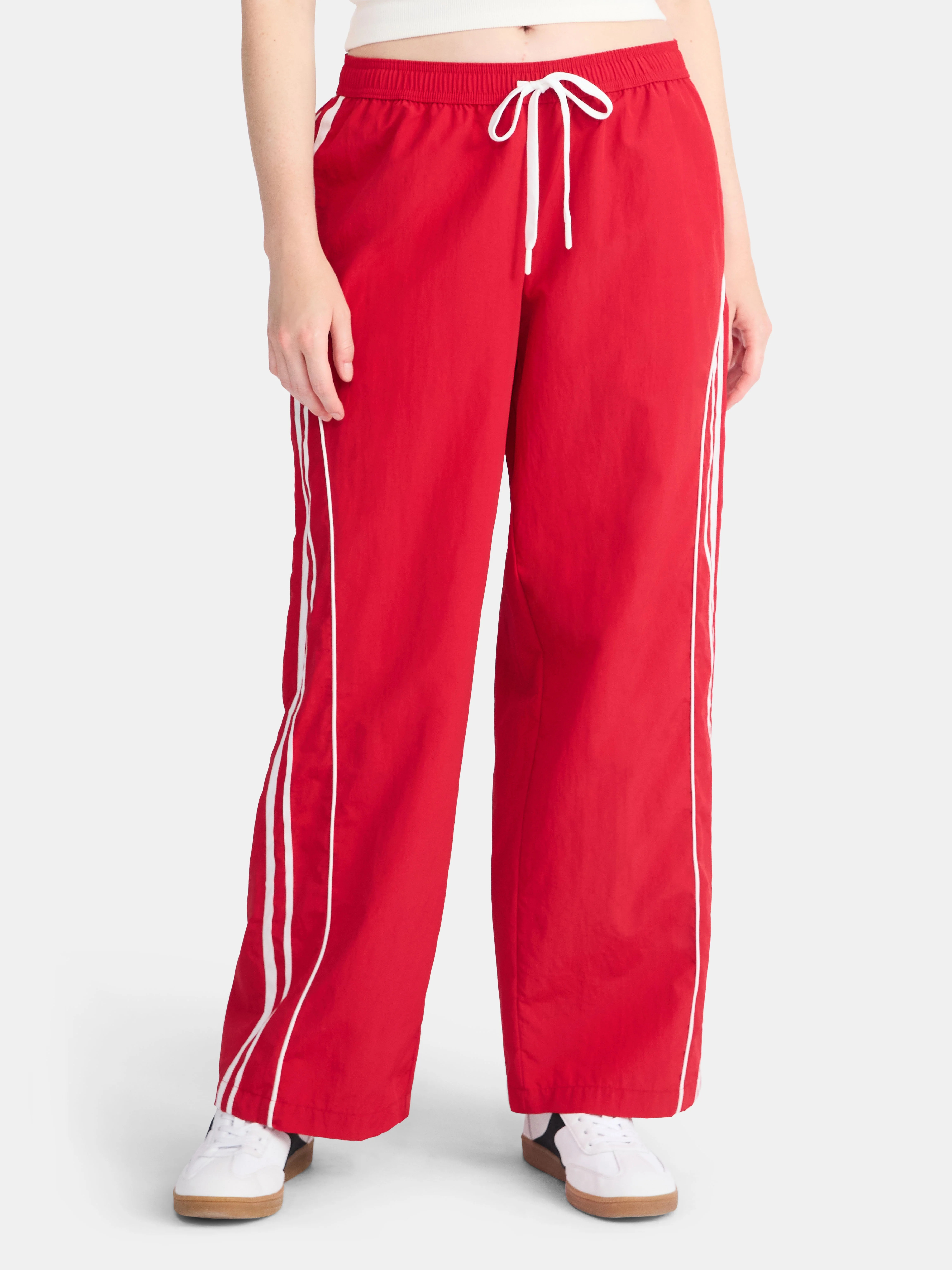 No Boundaries Track Pants with Side Stripes, Women’s | Walmart (US)