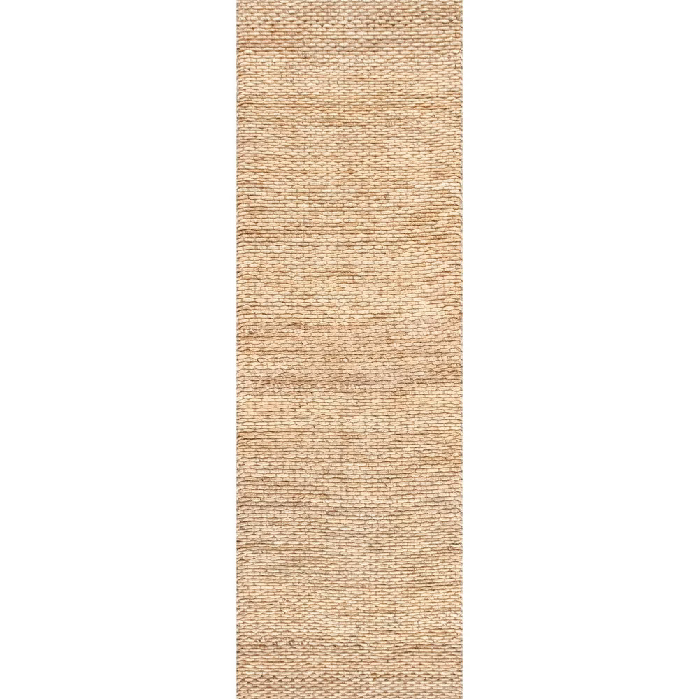 2'6""x10' Runner Hand Woven Hailey Jute Rug Natural - nuLOOM | Target