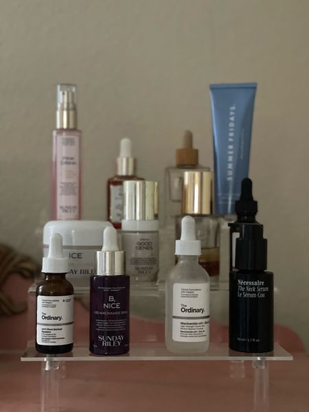 Trending skincare essentials from Sephora. Sensitive skin must haves. Beauty organizer. Shelf for beauty products. 💖 

#LTKfindsunder100 #LTKxSephora #LTKbeauty