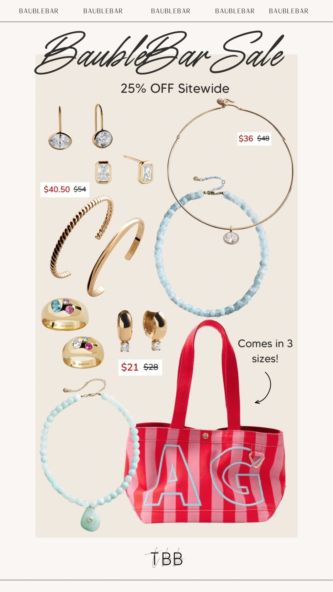 BaubleBar is having a 25% off site-wide sale!

#LTKSaleAlert #LTKdayinmylife