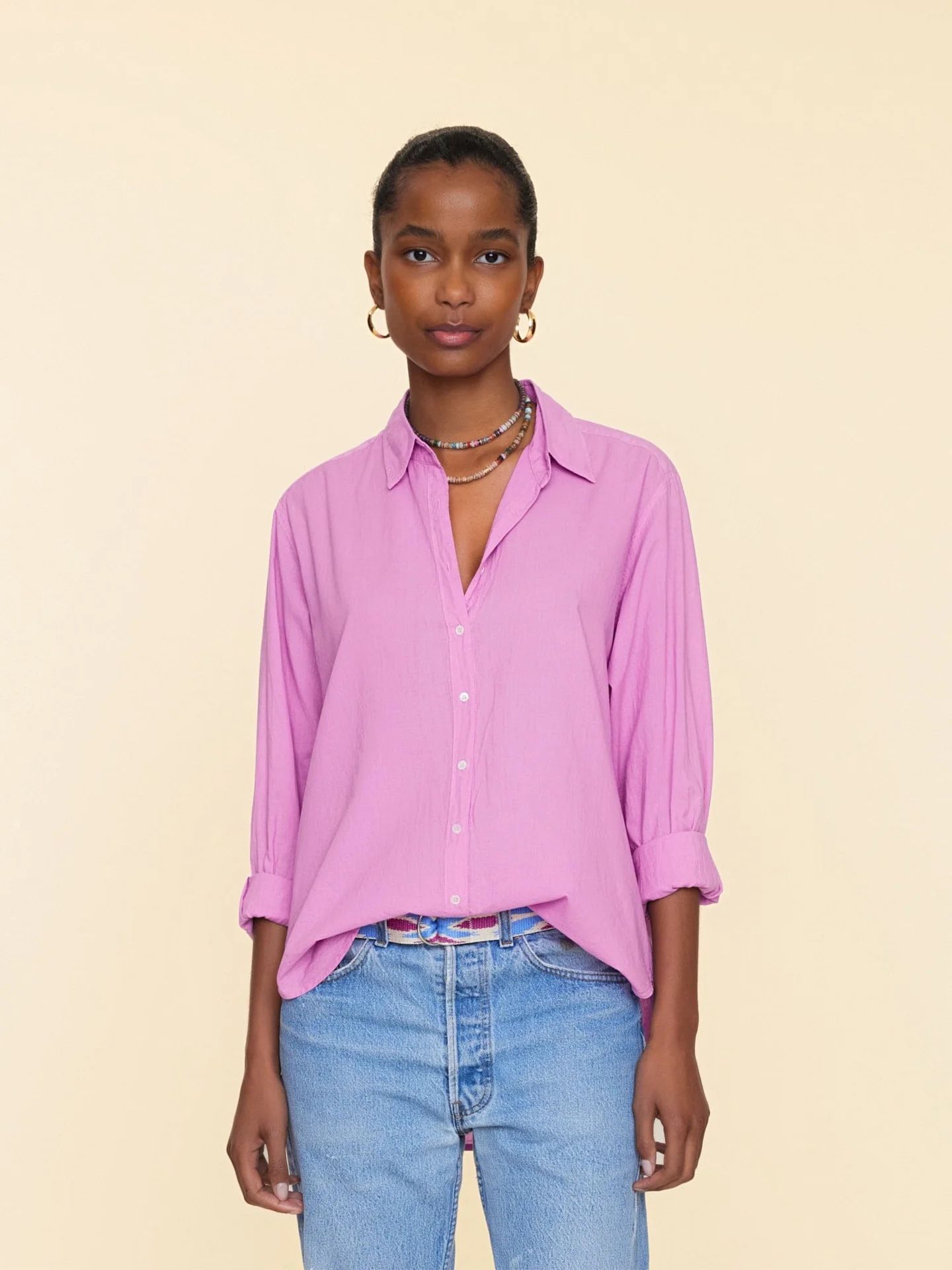 Lavender Pink Beau Shirt | Xirena