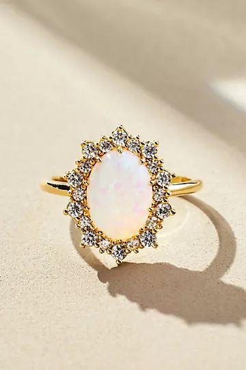 Oval Stone Ring | Anthropologie (US)