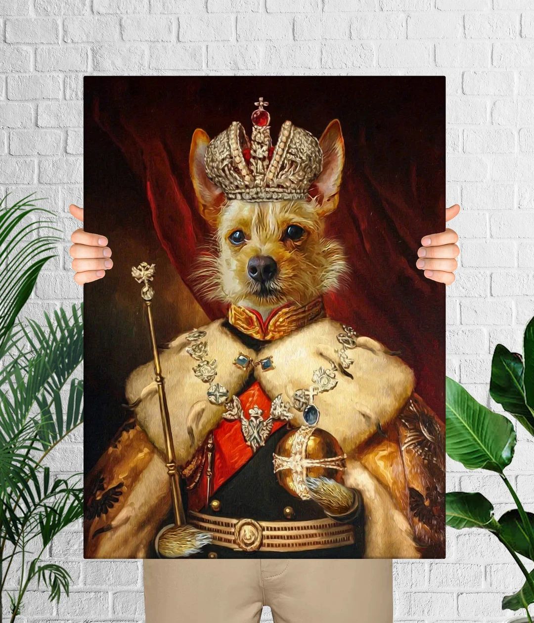 The Prince, Regal, Custom Dog Portrait, Pet Painting, Pet Portrait Royal, Renaissance Animal Pain... | Etsy (US)