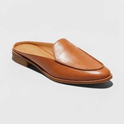 Women's Dekota Backless Slip On Mules - Universal Thread™ Cognac | Target