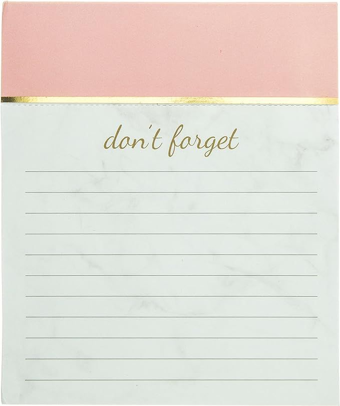 Graphique Blush Pink Jotter Notepad, Pad of Paper w/ 250 Tearable Ruled Pages, Elegant and Fun, E... | Amazon (US)