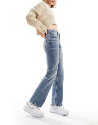 Stradivarius straight leg jean in vintage wash | ASOS (Global)