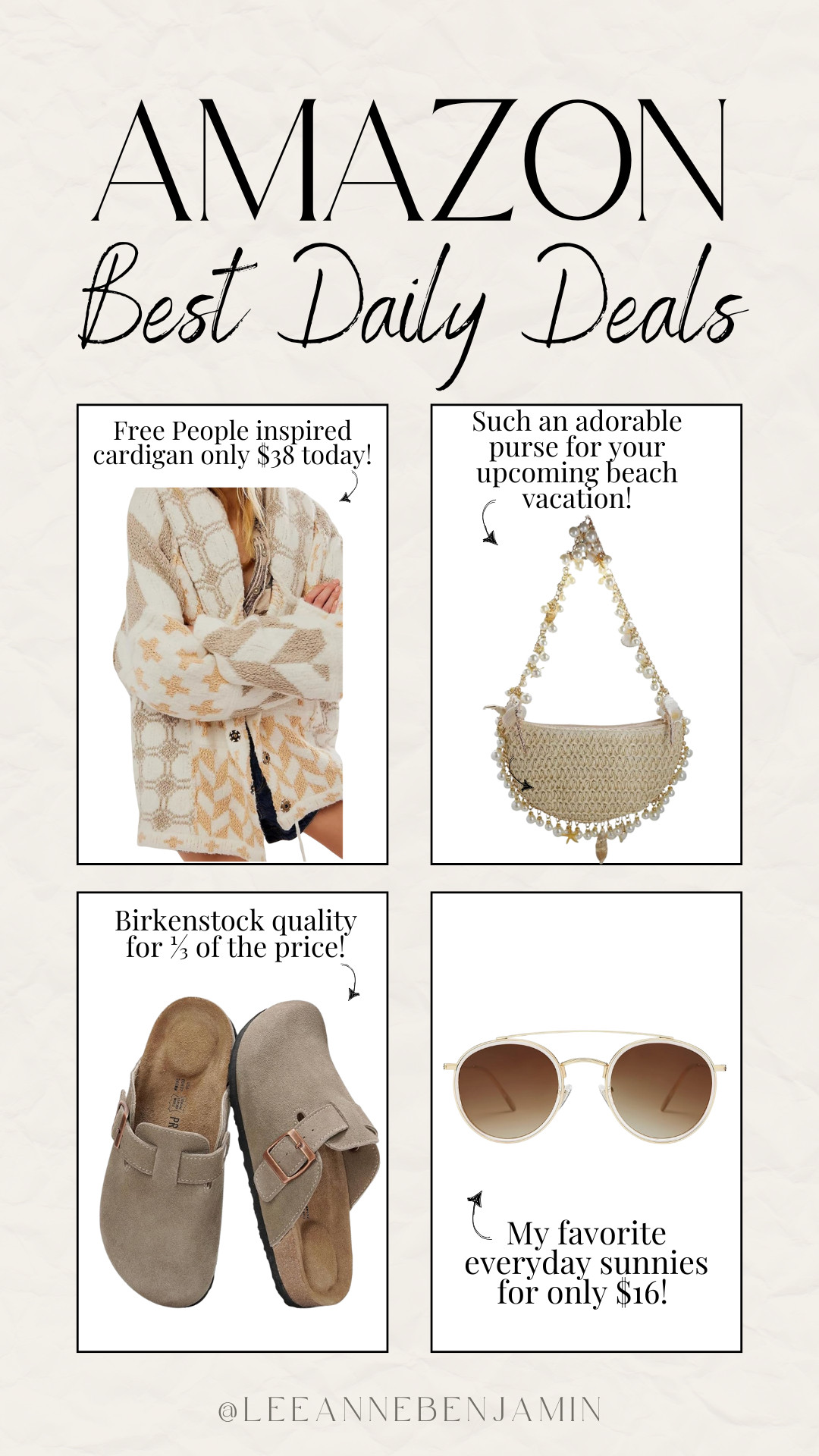 Top daily deals on Amazon today! 

 #LTKootd #LTKOver40 #LTKSaleAlert