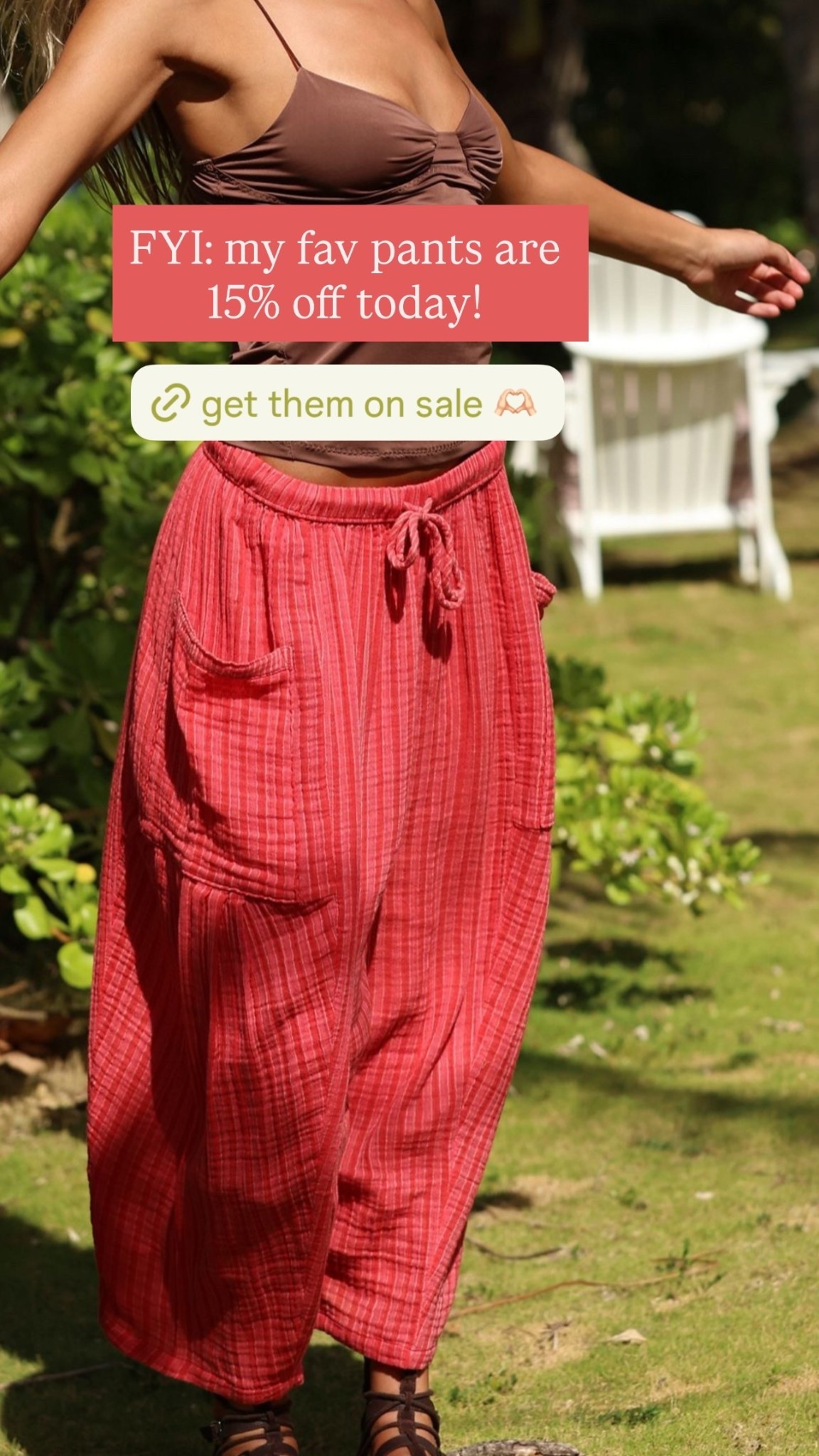 FYI: my fav pants are 15% off today!