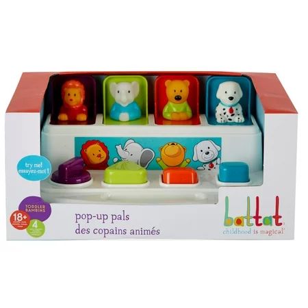 Battat - Pop-Up Pals - Cause & Effect Learning Toy for Babies | Walmart (US)